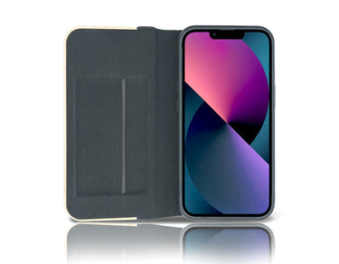 Étui à rabat pour iPhone 13 Maman girafe